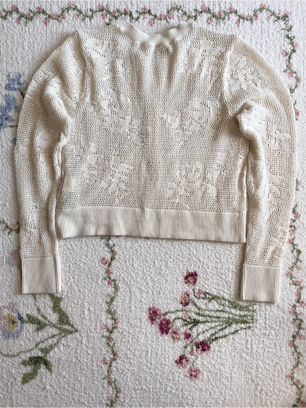 Abercrombie Knit Crochet Cardigan & Shorts Set - Picture 6 of 14